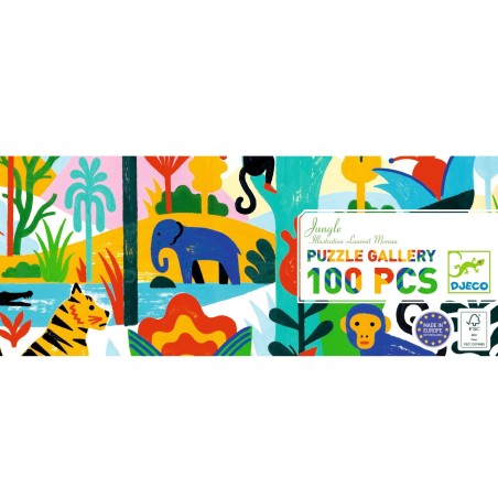 DJECO Puzzle Jungle 100 dílků