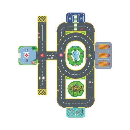 DJECO Puzzle Crazy Motors Puzzl'Up Město 33 dílků