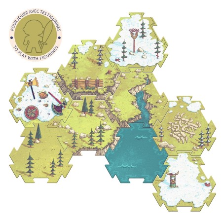 DJECO Puzzle Arty Toys Puzzl’Up Alric Barbarious