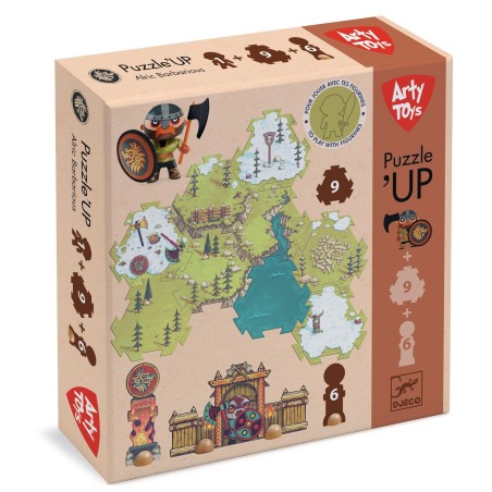 DJECO Puzzle Arty Toys Puzzl’Up Alric Barbarious