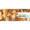 DJECO Puzzle zahrada s jednorožcem 500 dílků