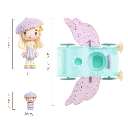 DJECO Tinyly figurka Jil & Jerry