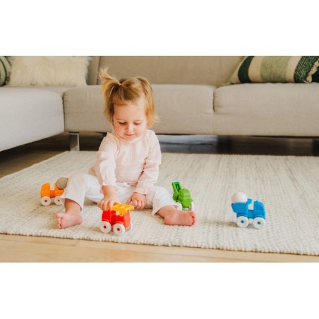 SmartMax magnetická stavebnice Moje první autíčka 13 ks