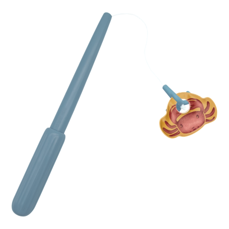 Little Dutch Rybářská sada do koupele modrá