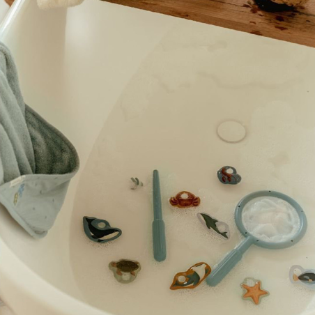 Little Dutch Rybářská sada do koupele modrá