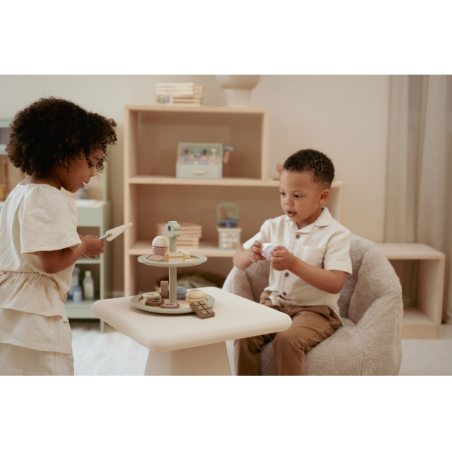 Little Dutch Dřevěný stojan na cukroví s doplňky