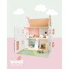New Classic Toy Dřevěný domeček pro panenky s nábytkem