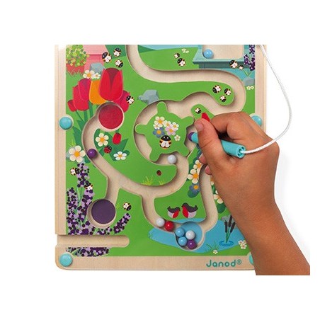 Janod Magnetický labyrint s perem Život v úlu