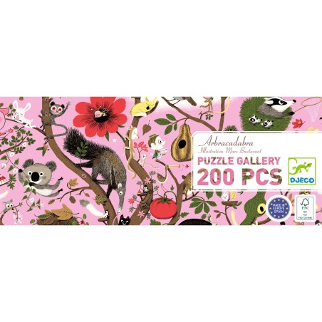 DJECO Puzzle Abracadabra 200 dílků