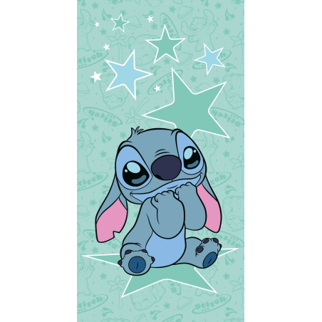 Jerry Fabrics Dětská bavlněná osuška Lilo a Stitch Starstitch 70x140 cm