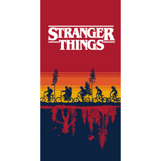 Jerry Fabrics Bavlněná osuška Stranger Things 70x140 cm