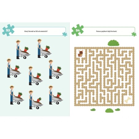 Svojtka Zábavný sešit 100 her Farma 4+