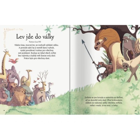 Svojtka Dětská kniha Nejkrásnější Ezopovy bajky