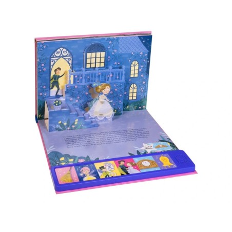 Svojtka Prostorové leporelo s pohádkou se 6 zvuky Popelka