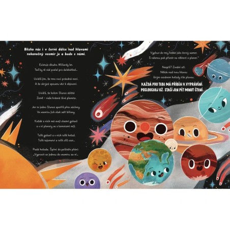 Svojtka Dětská kniha Pětiminutové příběhy z vesmíru