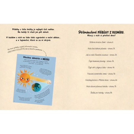 Svojtka Dětská kniha Pětiminutové příběhy z vesmíru