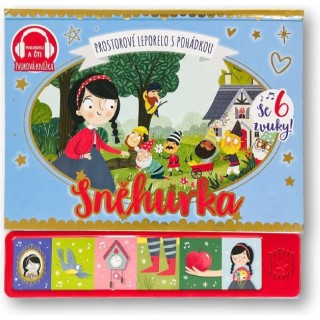 Svojtka Prostorové leporelo s pohádkou se 6 zvuky Sněhurka