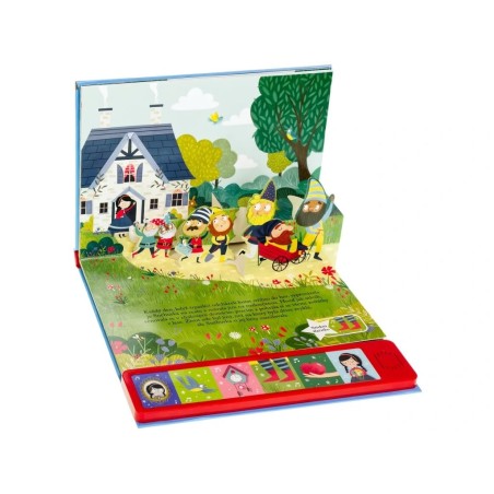 Svojtka Prostorové leporelo s pohádkou se 6 zvuky Sněhurka