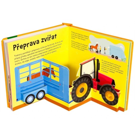 Svojtka Interaktivní kniha Traktory 10x POP UP