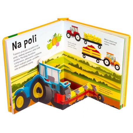 Svojtka Interaktivní kniha Traktory 10x POP UP