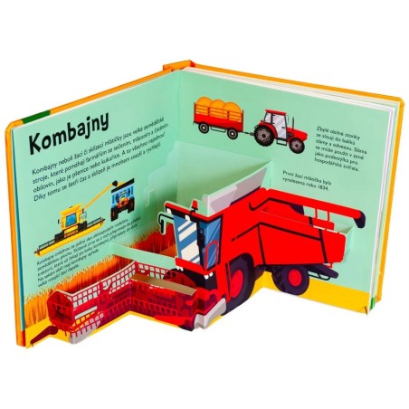 Svojtka Interaktivní kniha Traktory 10x POP UP