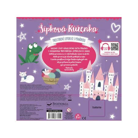 Svojtka Prostorové leporelo s pohádkou se 6 zvuky Šípková Růženka