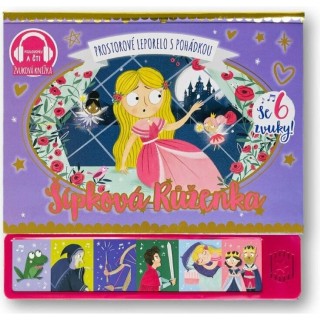 Svojtka Prostorové leporelo s pohádkou se 6 zvuky Šípková Růženka