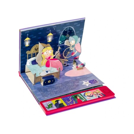 Svojtka Prostorové leporelo s pohádkou se 6 zvuky Šípková Růženka