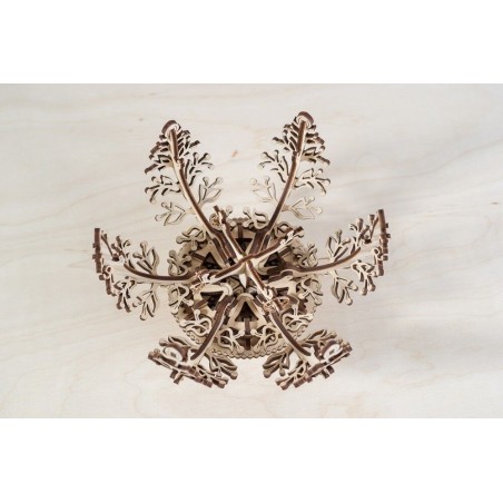 Ugears 3D mechanické puzzle Květina 101 dílů