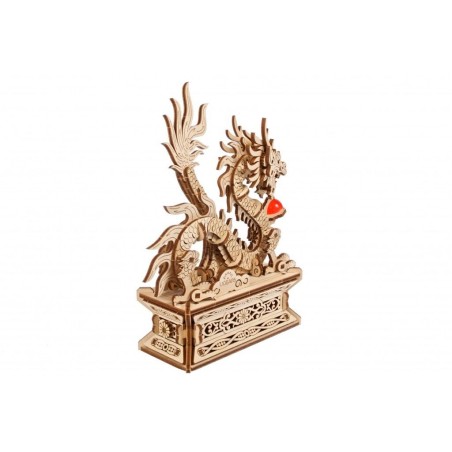Ugears 3D dřevěné mechanické puzzle Drak