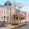 RoboTime 3D dřevěná mechanická skládačka Tramvaj