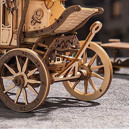 RoboTime 3D dřevěná skládačka hrací skříňky Dostavník