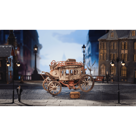 RoboTime 3D dřevěná skládačka hrací skříňky Dostavník