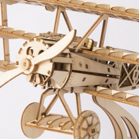 RoboTime dřevěné 3D puzzle Historické letadlo
