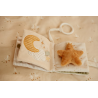 Little Dutch Závěsná textilní knížka s aktivitami Newborn Naturals