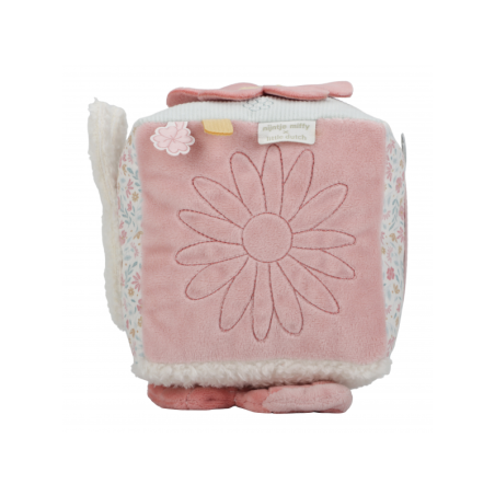 Little Dutch Kostka textilní s aktivitami králíček Miffy Lucky Blossom