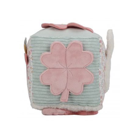 Little Dutch Kostka textilní s aktivitami králíček Miffy Lucky Blossom