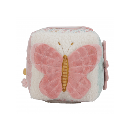 Little Dutch Kostka textilní s aktivitami králíček Miffy Lucky Blossom