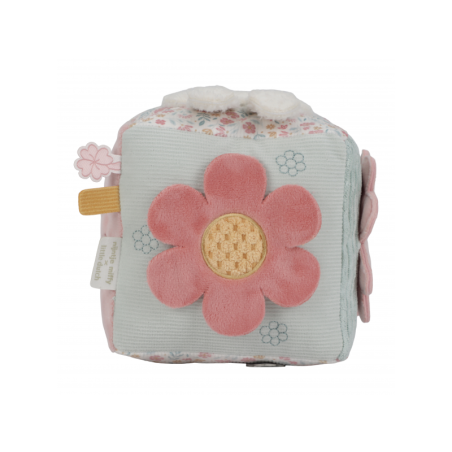 Little Dutch Kostka textilní s aktivitami králíček Miffy Lucky Blossom