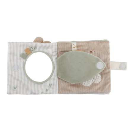 Little Dutch Textilní knížka s aktivitami Newborn Naturals