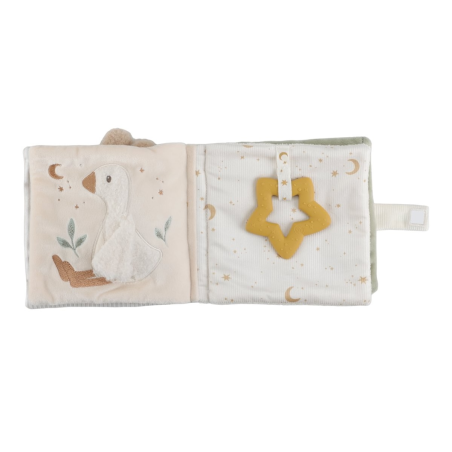 Little Dutch Textilní knížka s aktivitami Newborn Naturals