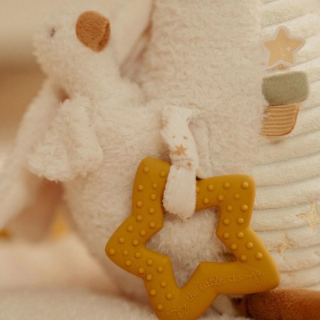 Little Dutch Husa plyšová s aktivitami Newborn Naturals