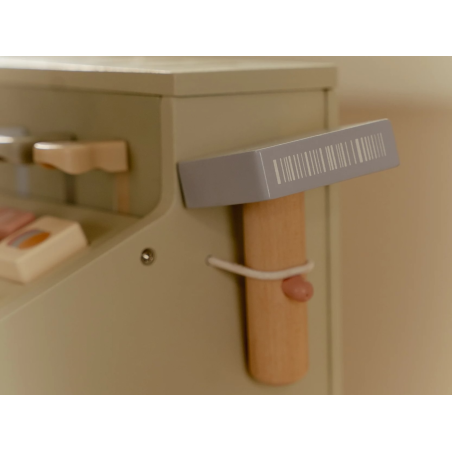 Little Dutch Dřevěná pokladna se skenerem a čtečkou karet