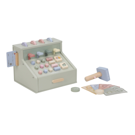 Little Dutch Dřevěná pokladna se skenerem a čtečkou karet