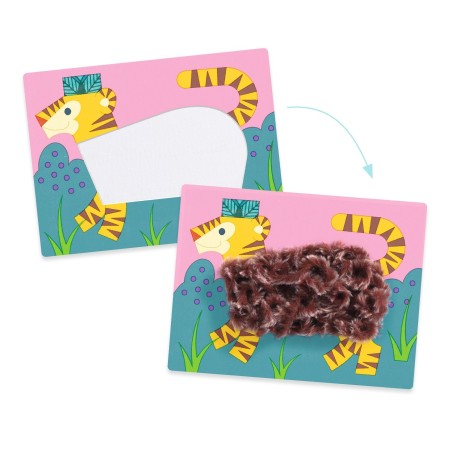 DJECO Kreativní sada Wool & Velcro s čepicí