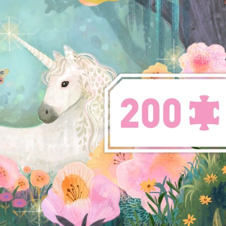 DJECO Puzzle Pohádkový les 200 dílků