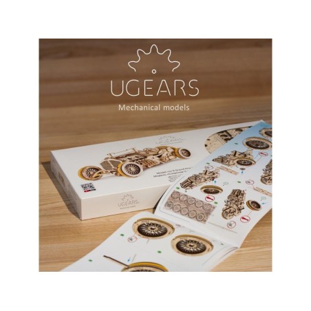 Ugears 3D mechanické puzzle U-9 Grand Prix Auto 348 ks