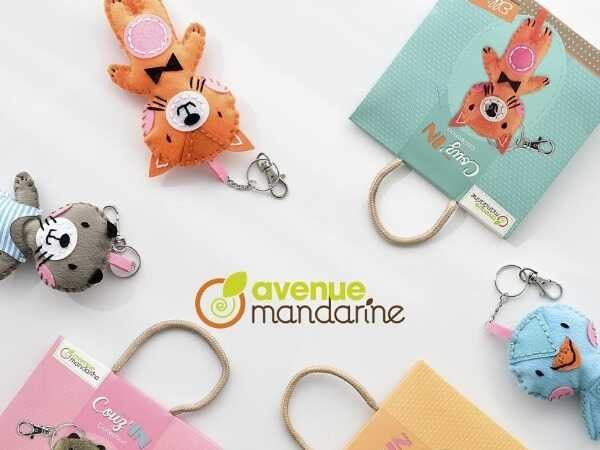 Dětské šití a vyšívání  Avenue Mandarine
