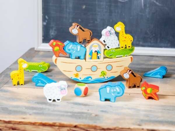 Dřevěná zvířátka jako součást dětských her