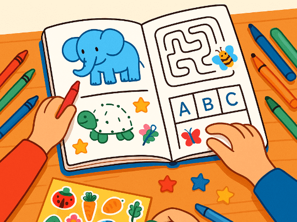 Zábavné sešity pro děti: Hravý způsob, jak rozvíjet dovednosti a kreativitu